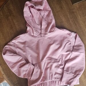 NWT OshKosh Girls Pink Hoodie With Front Pocket, Size 7